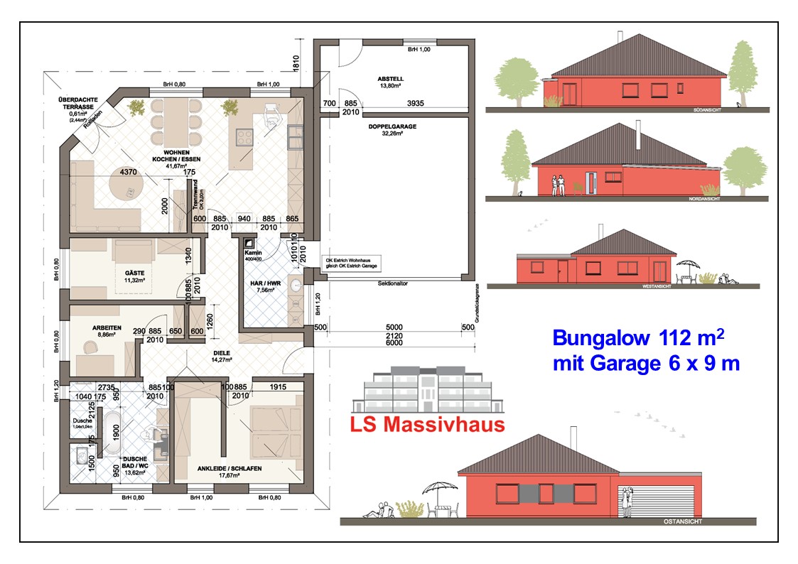 Bungalow 112 m² Friemann